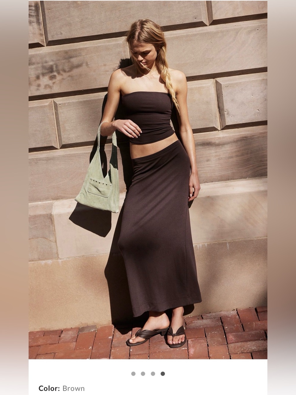 Free People Good Feels Tube Set - Brown